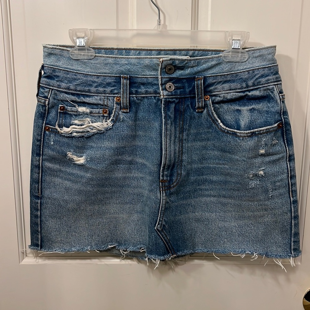 Abercrombie denim mini skirt